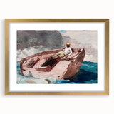 Realism Art Prints - The Gulf Stream by Winslow Homer Nautical Scene Art