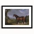 A Clydesdale Stallion by John Frederick Herring - Romantic Art Print