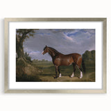 A Clydesdale Stallion by John Frederick Herring - Romantic Art Print