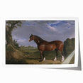 A Clydesdale Stallion by John Frederick Herring - Romantic Art Print