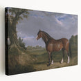 A Clydesdale Stallion by John Frederick Herring - Romantic Art Print