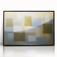 Abstract Geometric Living Room Wall Art - Modern Canvas Print