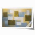 Abstract Geometric Living Room Wall Art - Modern Canvas Print