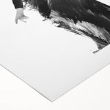 Abstract figurative rolled canvas artwork showcasing vibrant colors and dynamic shapes, elegantly packaged in a protective cardboard tube for easy shipping and display.