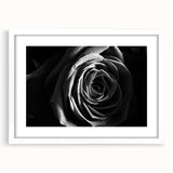 Abstract floral wall art print featuring vibrant colors and intricate designs, framed with a white mat, perfect for modern home decor. Ideal for enhancing living spaces.