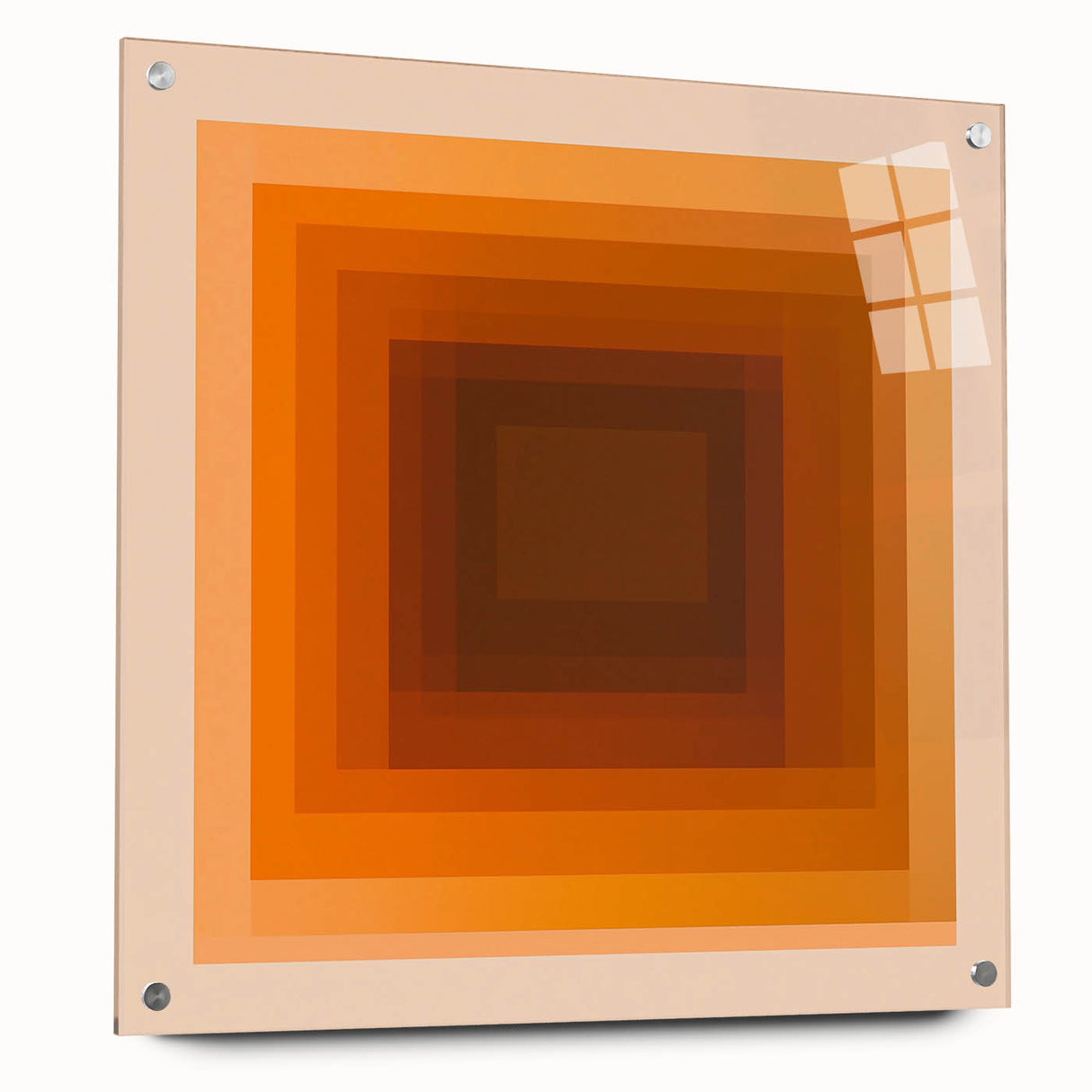 Minimalist Abstract Wall Art – Warm Earth-Toned Geometry