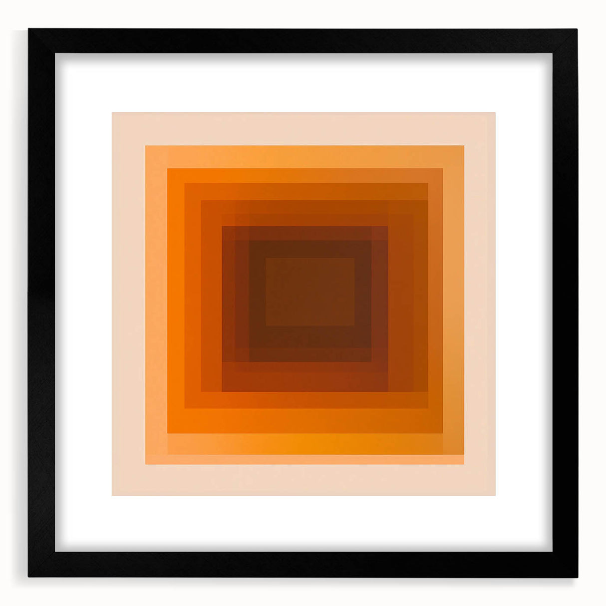 Minimalist Abstract Wall Art – Warm Earth-Toned Geometry