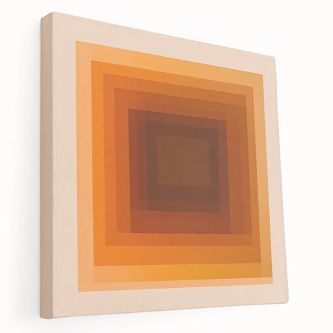 Minimalist Abstract Wall Art – Warm Earth-Toned Geometry