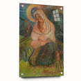 Expressionism Wall Art - Mother and Child Pastoral Scene Painting
