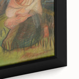 Expressionism Wall Art - Mother and Child Pastoral Scene Painting