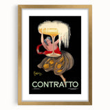 Extra large abstract art print with textured swirls in gold and white, framed with a gold mat, ideal for living room decor.