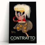 Large black and white stretched canvas of assorted kitchen utensils, ideal for kitchen wall art.