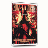 Guns N' Roses Retro Wall Art – Vintage Melbourne Concert Print