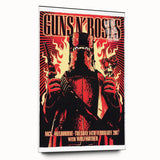 Guns N' Roses Retro Wall Art – Vintage Melbourne Concert Print
