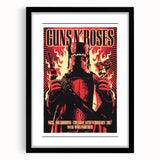 Guns N' Roses Retro Wall Art – Vintage Melbourne Concert Print