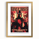 Guns N' Roses Retro Wall Art – Vintage Melbourne Concert Print