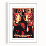Guns N' Roses Retro Wall Art – Vintage Melbourne Concert Print