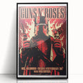Guns N' Roses Retro Wall Art – Vintage Melbourne Concert Print