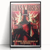 Guns N' Roses Retro Wall Art – Vintage Melbourne Concert Print