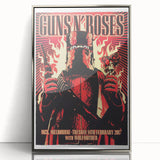 Guns N' Roses Retro Wall Art – Vintage Melbourne Concert Print