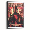 Guns N' Roses Retro Wall Art – Vintage Melbourne Concert Print