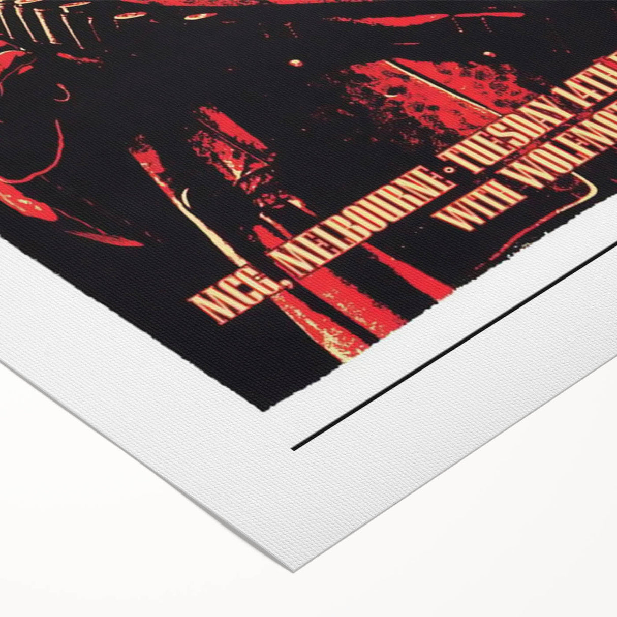 Guns N' Roses Retro Wall Art – Vintage Melbourne Concert Print