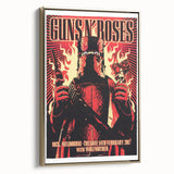 Guns N' Roses Retro Wall Art – Vintage Melbourne Concert Print
