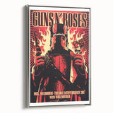 Guns N' Roses Retro Wall Art – Vintage Melbourne Concert Print