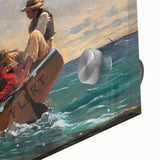Realism Art Prints - The Flirt by Winslow Homer Nautical Adventure Art