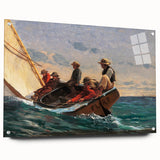 Realism Art Prints - The Flirt by Winslow Homer Nautical Adventure Art