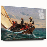 Realism Art Prints - The Flirt by Winslow Homer Nautical Adventure Art