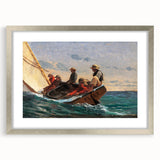 Realism Art Prints - The Flirt by Winslow Homer Nautical Adventure Art