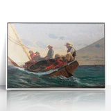Realism Art Prints - The Flirt by Winslow Homer Nautical Adventure Art