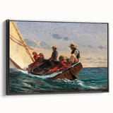 Realism Art Prints - The Flirt by Winslow Homer Nautical Adventure Art