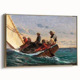 Realism Art Prints - The Flirt by Winslow Homer Nautical Adventure Art