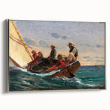 Realism Art Prints - The Flirt by Winslow Homer Nautical Adventure Art