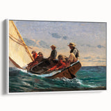 Realism Art Prints - The Flirt by Winslow Homer Nautical Adventure Art