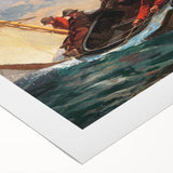 Realism Art Prints - The Flirt by Winslow Homer Nautical Adventure Art