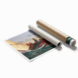 Realism Art Prints - The Flirt by Winslow Homer Nautical Adventure Art