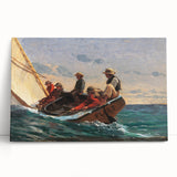 Realism Art Prints - The Flirt by Winslow Homer Nautical Adventure Art