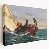 Realism Art Prints - The Flirt by Winslow Homer Nautical Adventure Art
