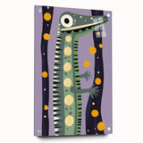 Kids Room Art Prints – Playful Alligator Illustration for Nursery