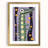 Kids Room Art Prints – Playful Alligator Illustration for Nursery