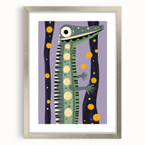 Kids Room Art Prints – Playful Alligator Illustration for Nursery