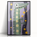 Kids Room Art Prints – Playful Alligator Illustration for Nursery