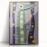 Kids Room Art Prints – Playful Alligator Illustration for Nursery