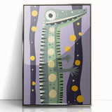 Kids Room Art Prints – Playful Alligator Illustration for Nursery