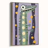 Kids Room Art Prints – Playful Alligator Illustration for Nursery
