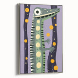 Kids Room Art Prints – Playful Alligator Illustration for Nursery