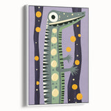 Kids Room Art Prints – Playful Alligator Illustration for Nursery